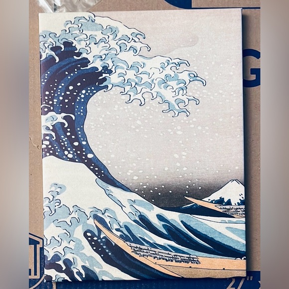 Katsushika Hokusai 'The Great Kanagawa Picture Canvas Wall Art Set - Picture 4 of 6